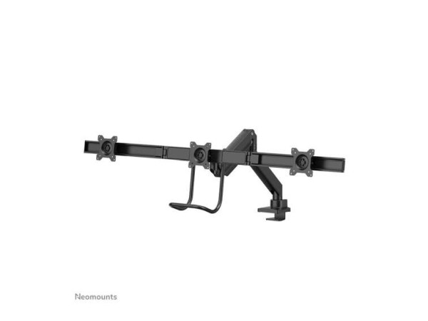 NEOMOUNTS Tischhalterung mit Tischhalterungsgriff für drei Flachbildschirme NM-D775DX3BLACK