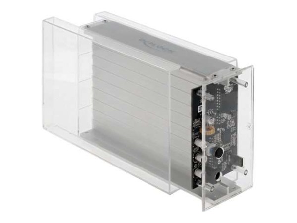 DELOCK External Dual Enclosure for 2 x 3,5 SATA HDD with USB Type-C - Speic 42624