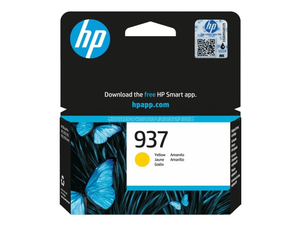 HP 937 Gelb Original Druckerpatrone - Standardertrag - 800 Seiten - 1 Stück 4S6W4NE#301