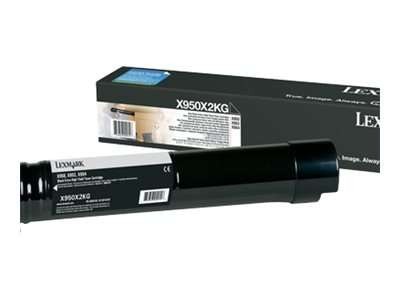 LEXMARK Besonders hohe Ergiebigkeit Schwarz Tonerpatrone LCCP, LRP X950X2KG