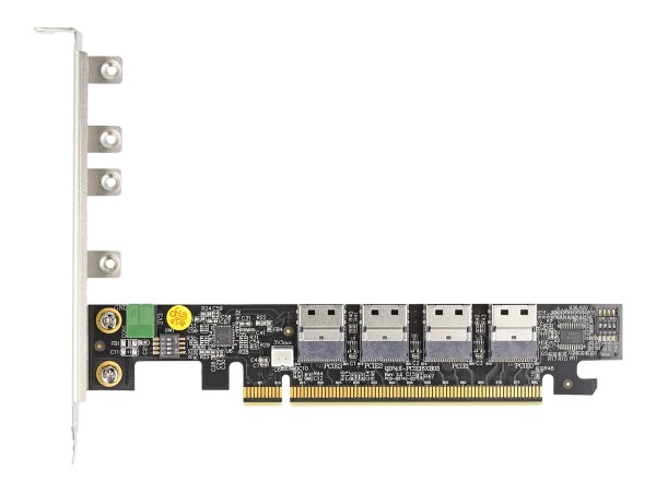 DELOCK PCI Express x16 Karte zu 4 x intern SFF-8654 4i NVMe 90111