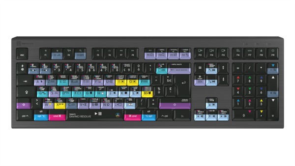LOGIC-KEYBOARD ASTRA 2 Tastatur USB AZERTY Englisch Schwarz LKB-RESB-A2M-FR