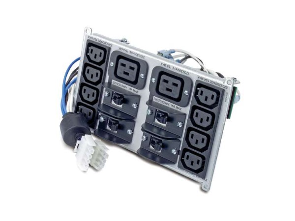 APC Symmetra RM 220-240V Backplate Kit w/(8) IEC320 C13 (2) IEC320 C19 SYPD4