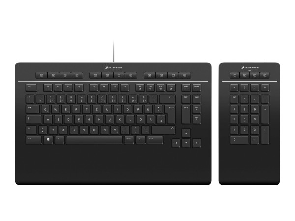 3DCONNEXION 3DCONNEXION Keyboard Pro with Numpad, Deutsch (QWERTZ)