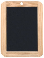 Wonday Schiefertafel, blanko/kariert, (B)180 x (H)260 mm