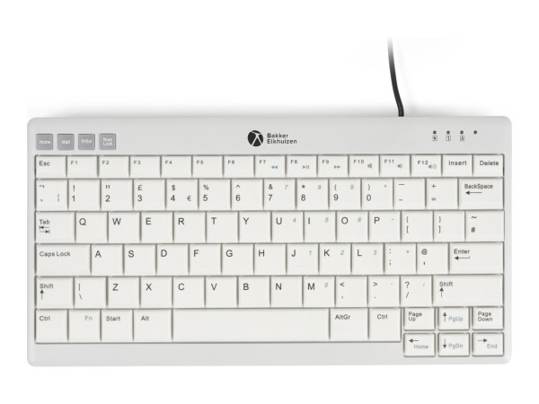 BAKKERELKHUIZEN Tastatur Ultraboard 950 V2 Compact UK Layout BNEU950V2UK