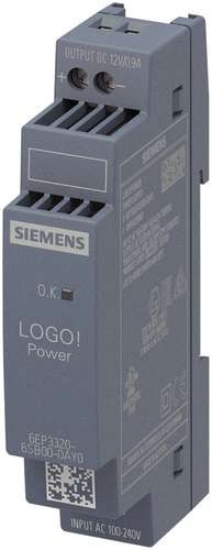 SIEMENS 6EP33206SB000AY0 LOGO!POWER 12V 0,9A Geregelte Stromversorgung 6EP33206SB000AY0