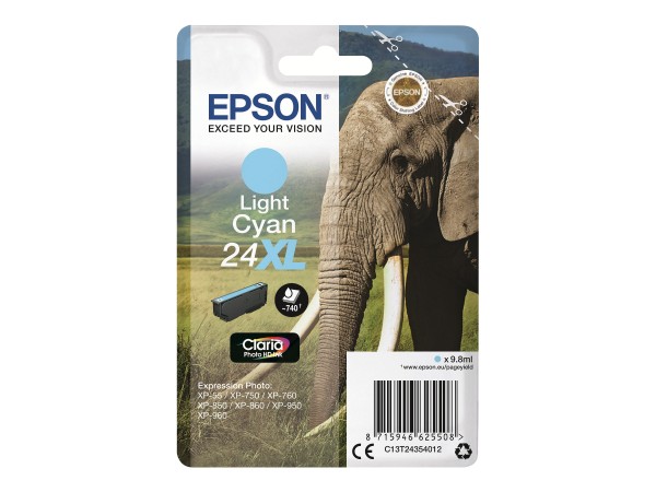 EPSON EPSON 24XL XL hell Cyan Tintenpatrone