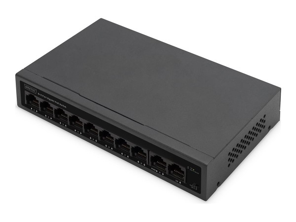 DIGITUS DIGITUS 8+2PORT GE POE SWITCH+2PORT GE