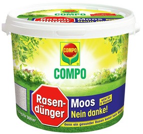 COMPO Rasendünger Moos - Nein danke!, 7,5 kg für 300 qm