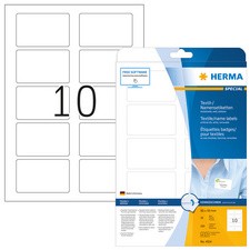 HERMA Namens-Etiketten SPECIAL, 80 x 50 mm, weiß