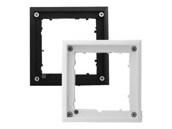 Kamera Mobotix MxDisplay Zub FlatMount Frame Einbaurahmen weiß