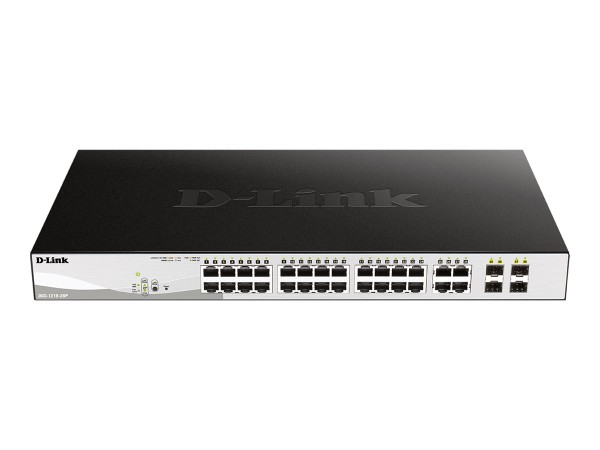 D-LINK 28-Port Layer2 PoE Gigabit Smart Managed Switchdlink|green 3.0, 24x DGS-1210-28P/E
