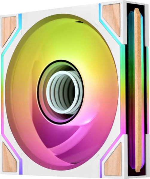 THERMALTAKE SWAFAN 120EX Infinity ARGB Wood Edition 120mm 3er Pack weiß CL-F252-PL12SW-A