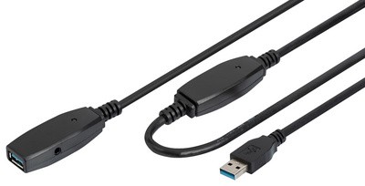 DIGITUS Aktives USB 3.0 Verlängerungskabel, 10,0 m