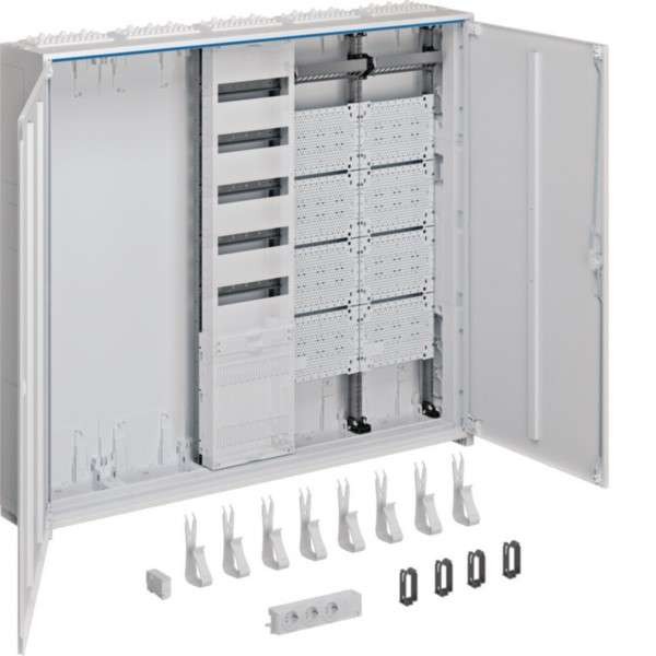 HAGER Komplettschrank VF-5rh/ ZB35APZ2 APZ/Multimedia 1100x1300x205 5-feld ZB35APZ2