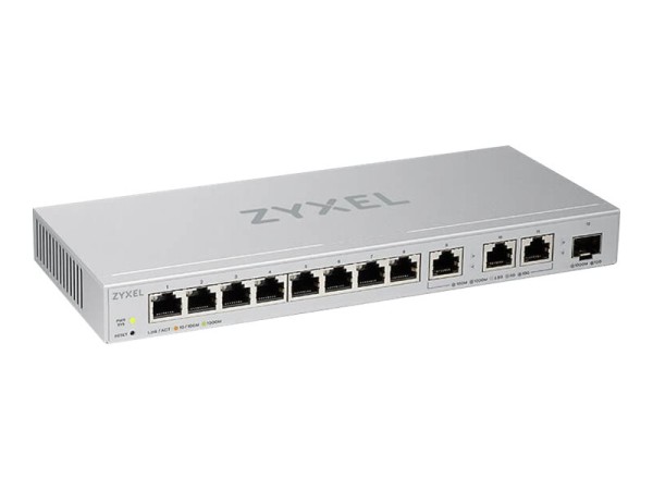 ZYXEL ZYXEL 12-Port Smart Managed MultiGig Switch mit 8-Ports 1G, 3-Ports 1/2.5/5/10G, 1-Ports SFP+