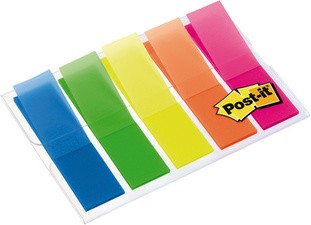 Post-it Haftmarker Index, 11,9 x 43,2 mm, 5-farbig