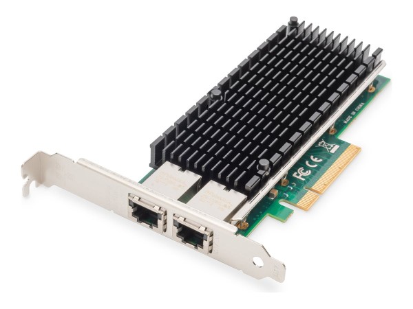 DIGITUS DIGITUS PCI Expr Card 2x Cat6a RJ45 High+Lowprofile