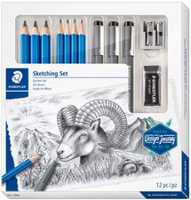 STAEDTLER Zeichenset Sketching Design Journey, 12-teilig