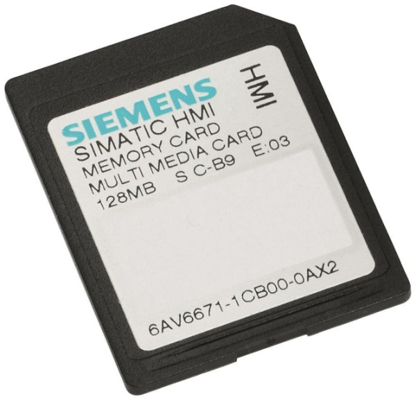 SIEMENS SIEMENS 6AV6671-1CB00-0AX2 6AV66711CB000AX2 MMC Card 128Mbyte