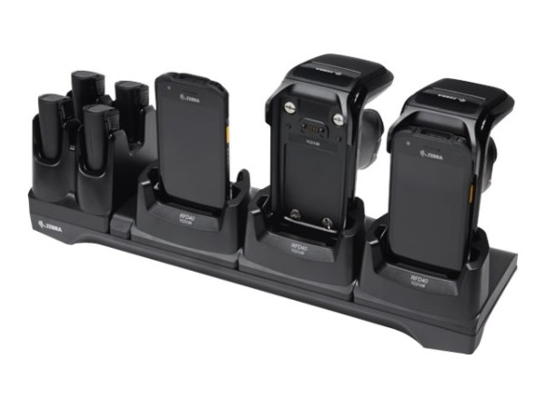 ZEBRA ZEBRA Multi-slot Charge/Communication Only Cradles - Docking Cradle (Anschlußstand) - Ethernet - für