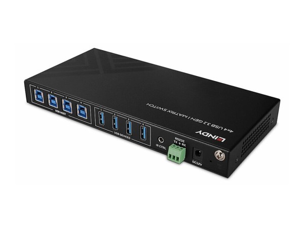 LINDY LINDY 4x4 USB 3.2 Gen 1 Matrix Switch