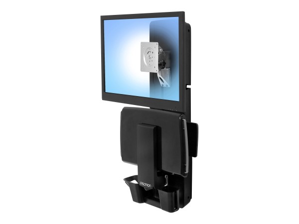 ERGOTRON StyleView Sit-Stand Vertical Lift Patient Room schwarz max.24Zoll 61-080-085