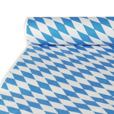 PAPSTAR Damast-Tischtuch "Bayrisch Blau", (B)1,0 x (L)10 m