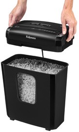 Fellowes Aktenvernichter Powershred 6M, schwarz, Partikel