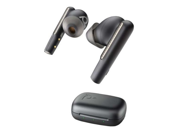 HP POLY Voyager Free 60 UC M schwarz Earbuds + BT700 USB-C Adapter + Basic 7Y8L8AA
