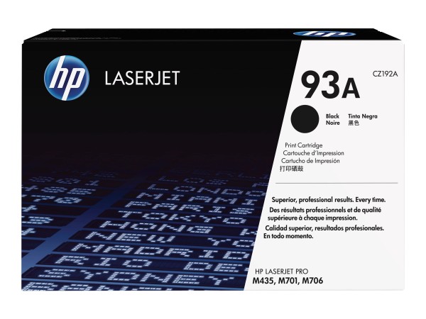 HP 93A Schwarz LaserJet Tonerpatrone (CZ192A) CZ192A