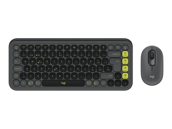 LOGITECH POP Icon Combo - Tastatur-und-Maus-Set - kabellos - Bluetooth LE - 920-013275