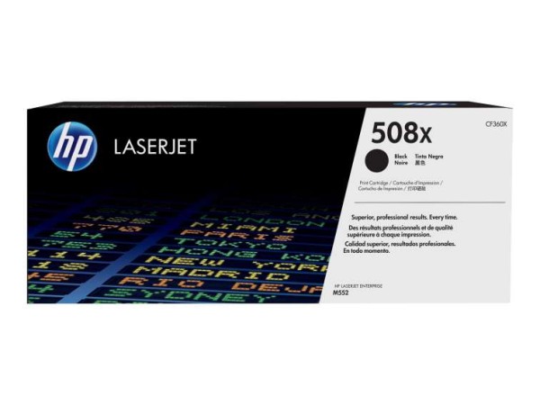 HP 508X Schwarz LaserJet Tonerpatrone (CF360X) CF360X
