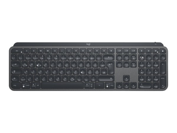 LOGITECH MX Keys Advanced Illuminated Kabellose Tastatur Graphite 920-009403
