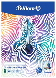 Pelikan Zeichenblock C2/10, DIN A2, 100 g/qm, 10 Blatt