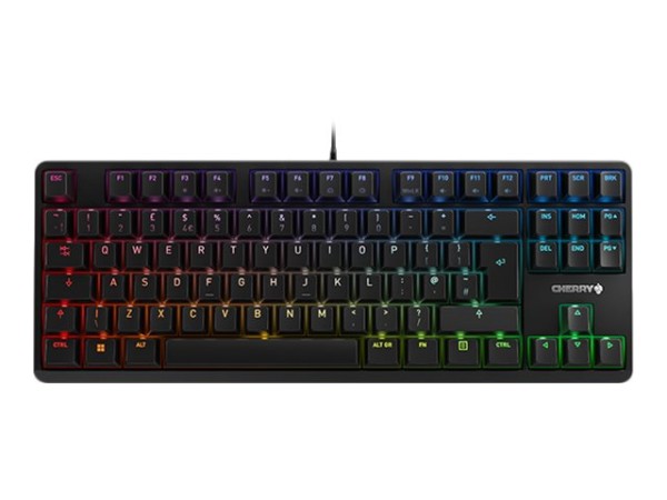 CHERRY CHERRY G80-3000N RGB TKL GB-Layout, MXSilent Red, schwarz