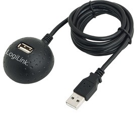 LogiLink USB 2.0 Verlängerungskabel, mit Docking Station