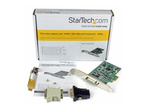 STARTECH.COM PCI Express HD Video Capture Karte - HDMI / DVI / VGA / Compon PEXHDCAP2