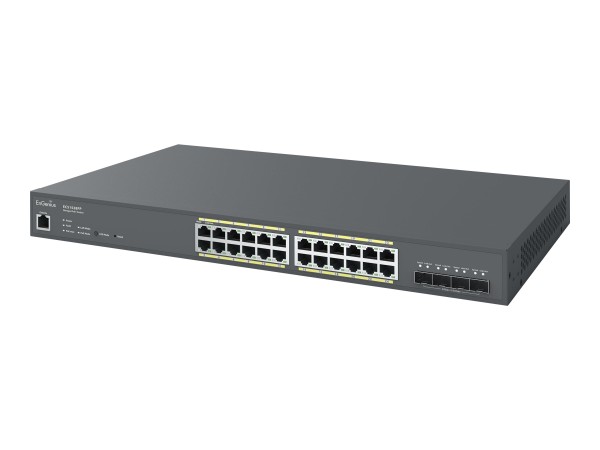 ENGENIUS 24-port GbE PoE.at Switch 410W ECS1528FP