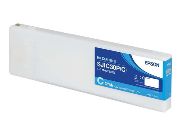 EPSON SJIC30P(C) Cyan Tintenpatrone C33S020640