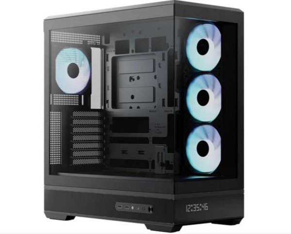 AEROCOOL AEROCOOL Midi P500B-Digi Black ARGB ACCS-P500B-DIGI-001