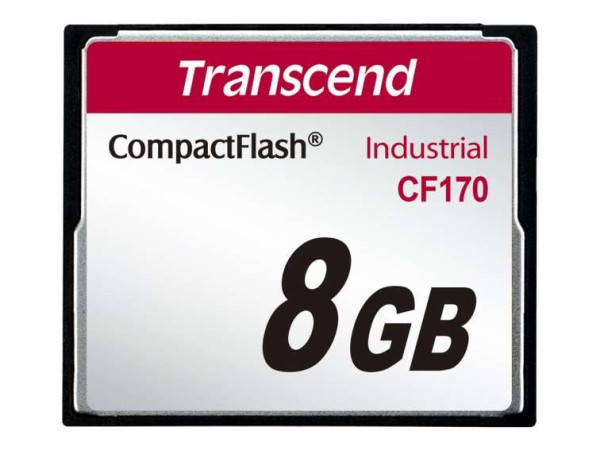 TRANSCEND CF Card 8GB (170x) Industrial TS8GCF170