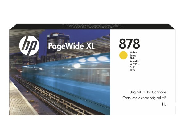 HP 878 Gelb PageWide XL Tintenpatrone 312Z4A