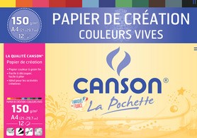 CANSON Tonpapier in Sammelmappe, DIN A4, 150 g/qm