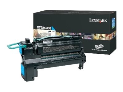 LEXMARK LEXMARK X792 Besonders hohe Ergiebigkeit Cyan Tonerpatrone LCCP