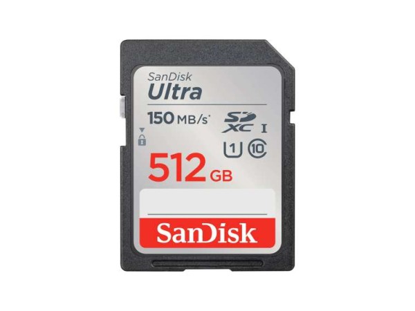 SANDISK Ultra R150 SDXC 512GB SDSDUNC-512G-GN6IN