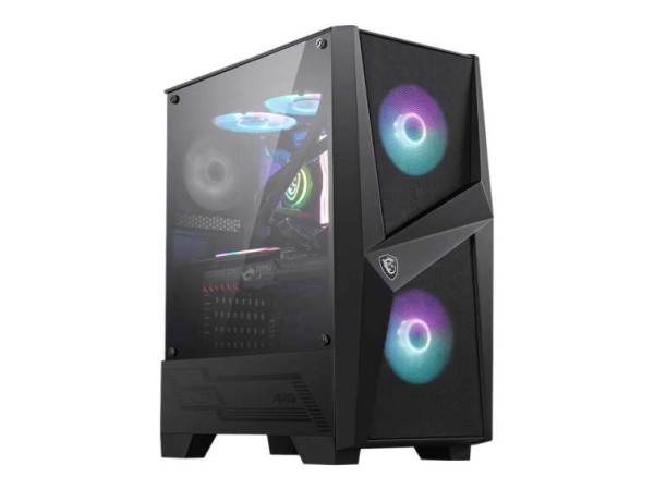 MSI Midi MAG Forge 100R (B/Tempered Glas/RGB Fan) 306-7G03R21-809