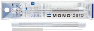 TOMBOW Ersatz-Radierer für Radierstift "MONO zero", eckig