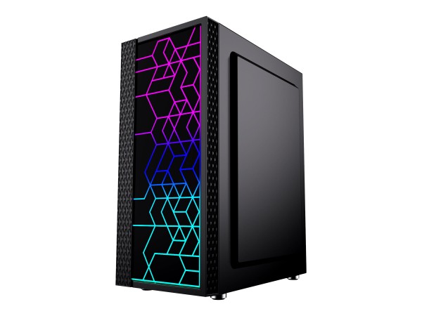 GEMBIRD Fornax 2500 ARGB Gaming ATX-Computergehäuse, Midi Tower, Hintergrun CCC-FC-2500